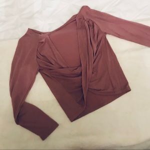 NEW Twisted Back Pink Top